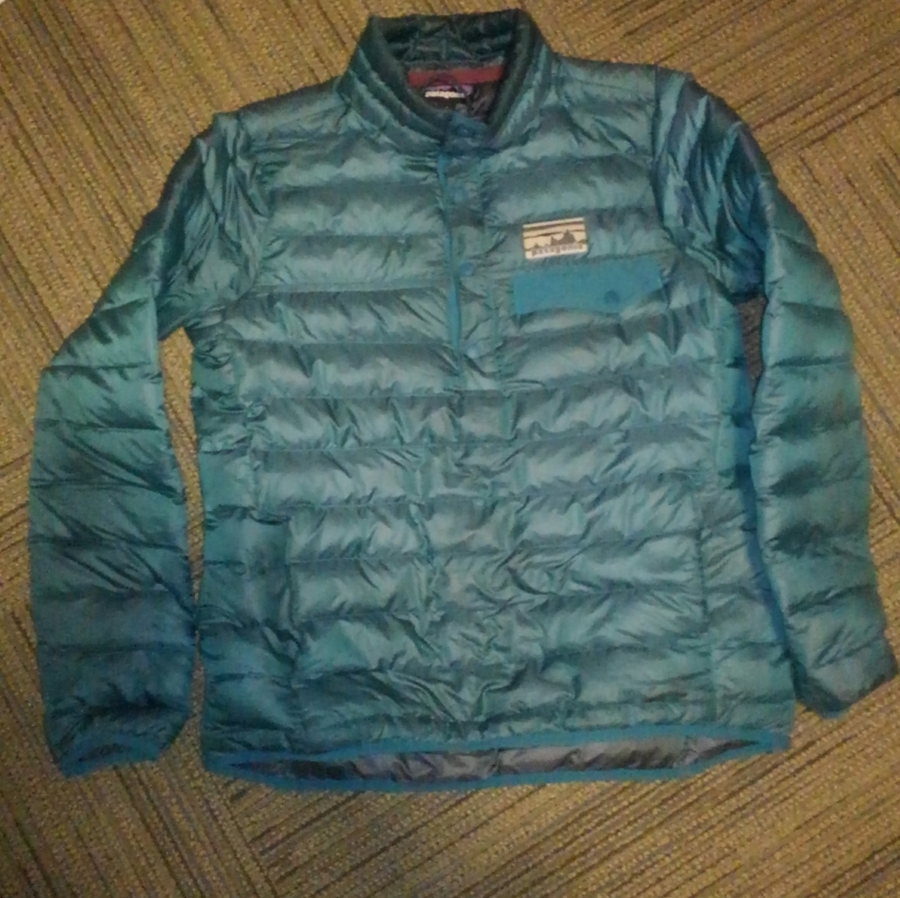 Patagonia down snap T pullover